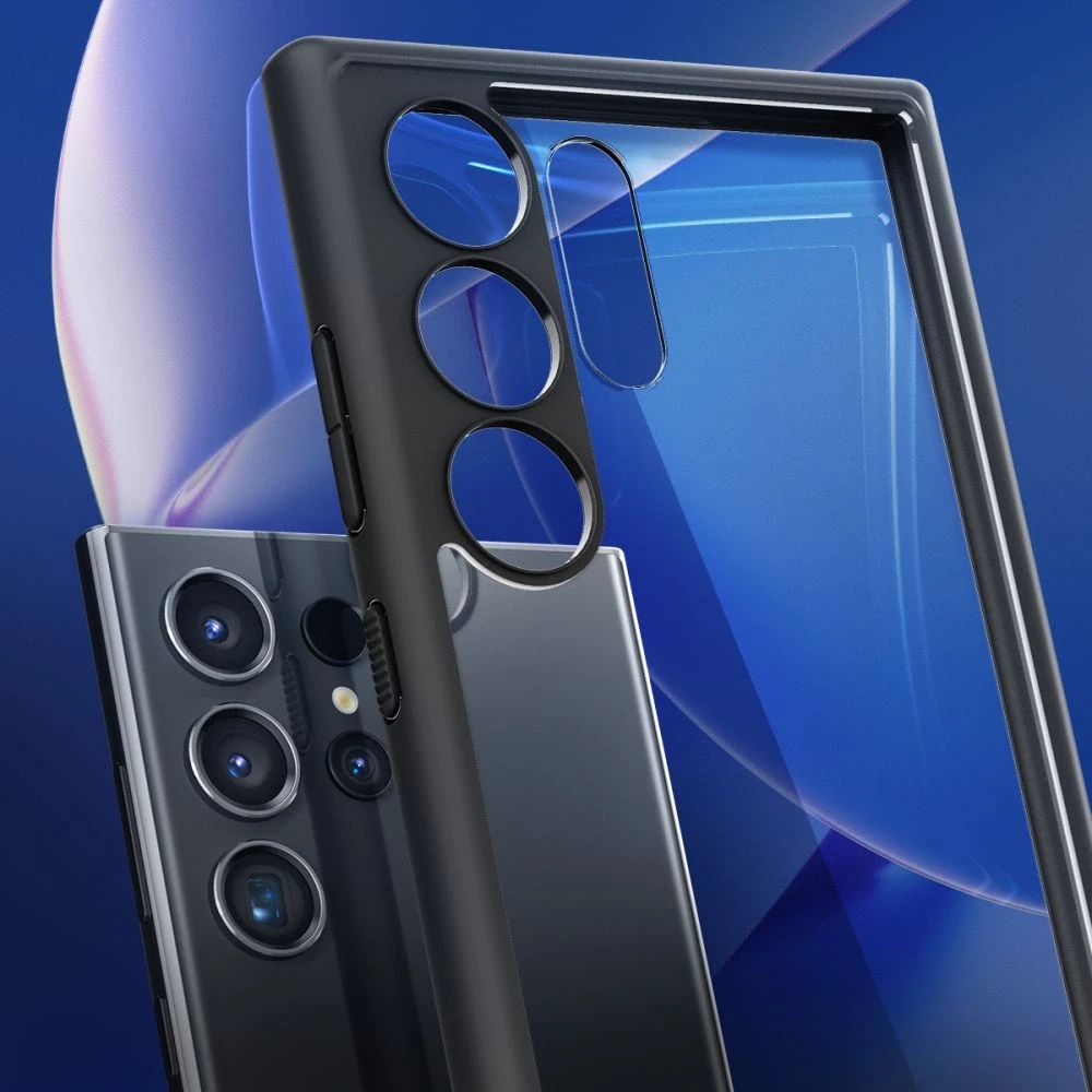 Dėklas Spigen Ultra Hybrid, matte juodos spalvos – Samsung Galaxy S24 Ultra