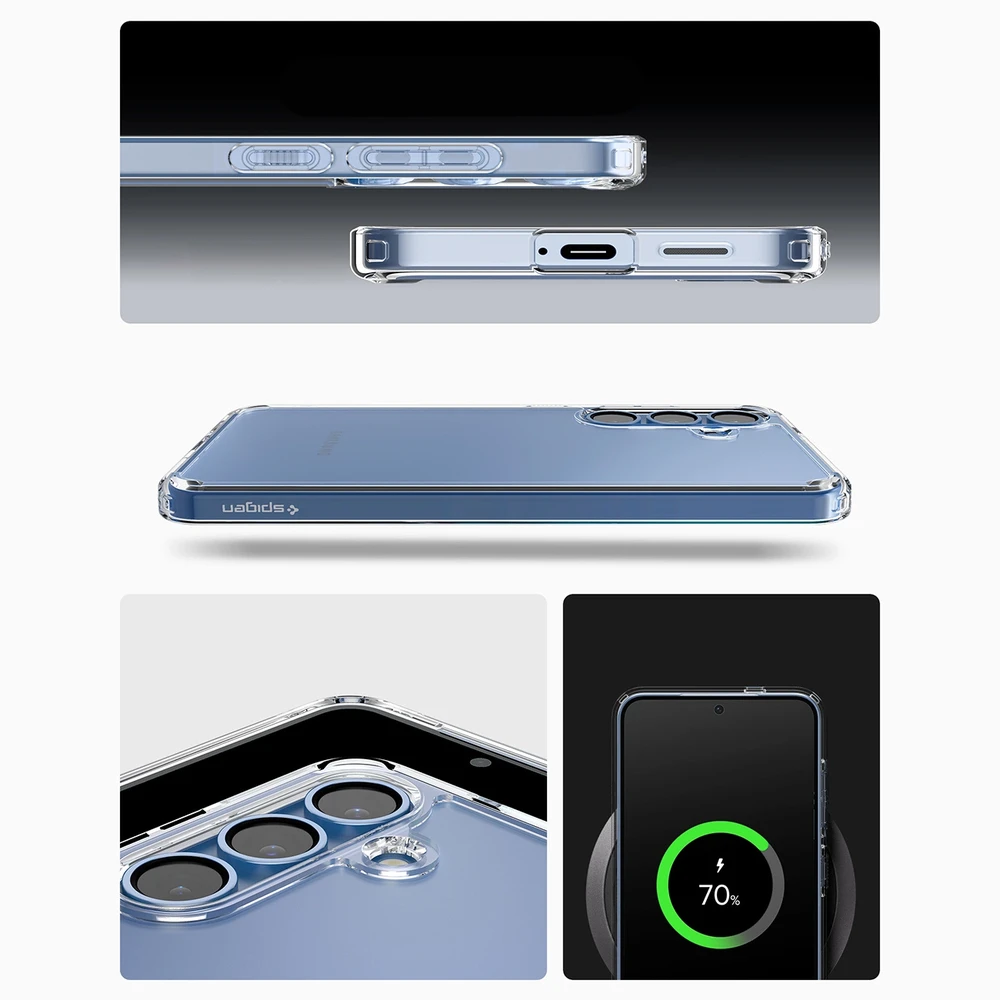 Spigen dėklas ULTRA HYBRID skirtas Samsung Galaxy S25 Plus crystal clear