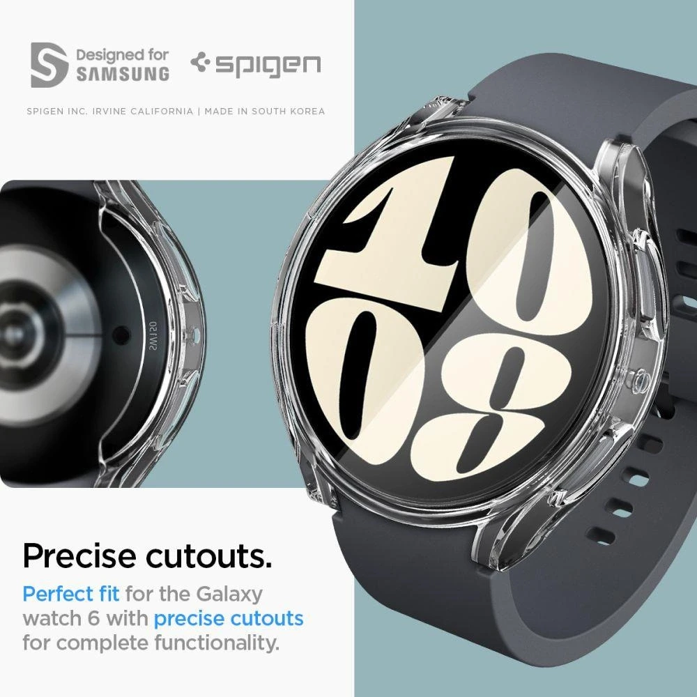 Spigen Ultra Hybrid Samsung Galaxy Watch 6 44mm skaidrus dėklas ACS06497