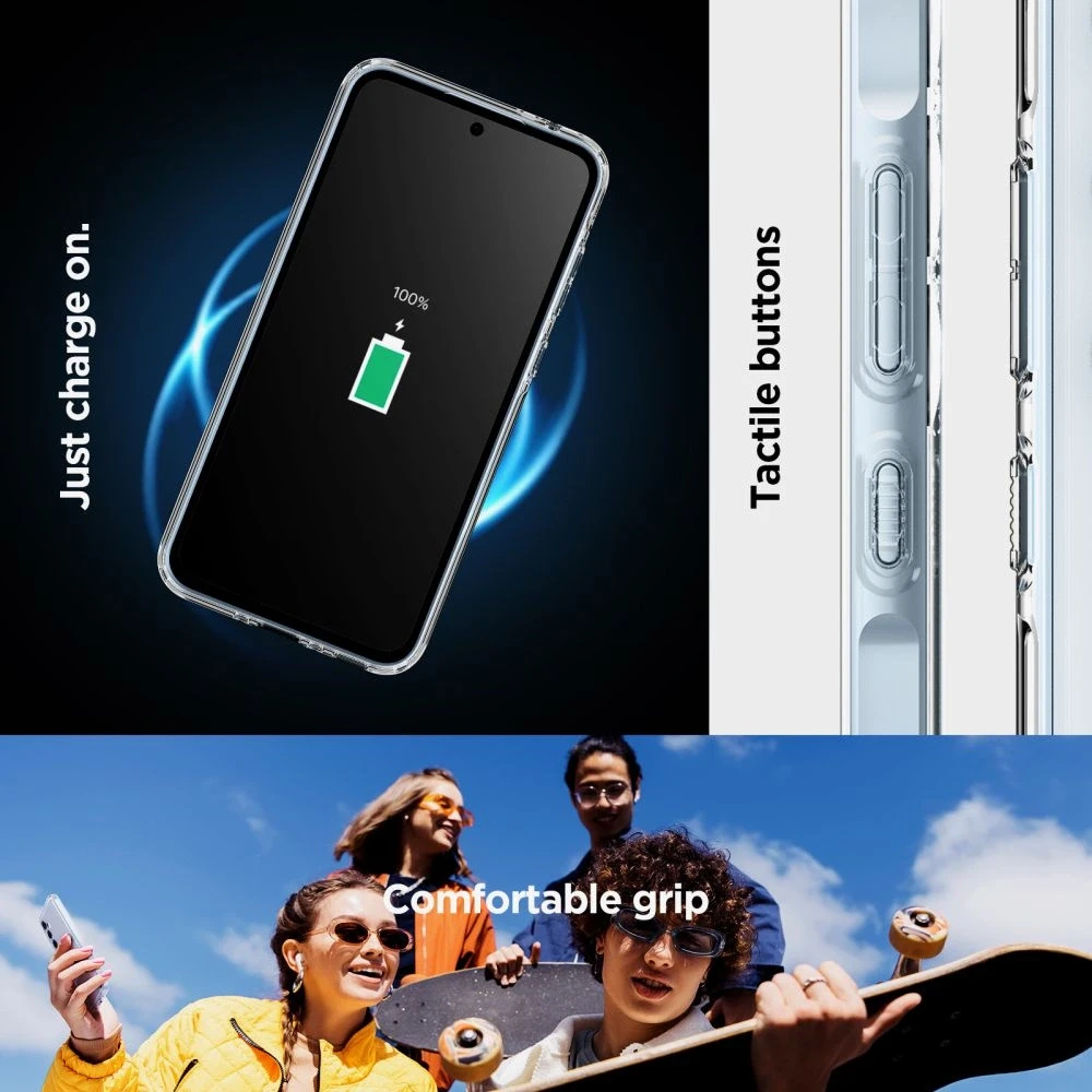 Samsung Galaxy A55 5G Spigen Ultra Hybrid Crystal dėklas telefonui skaidrus