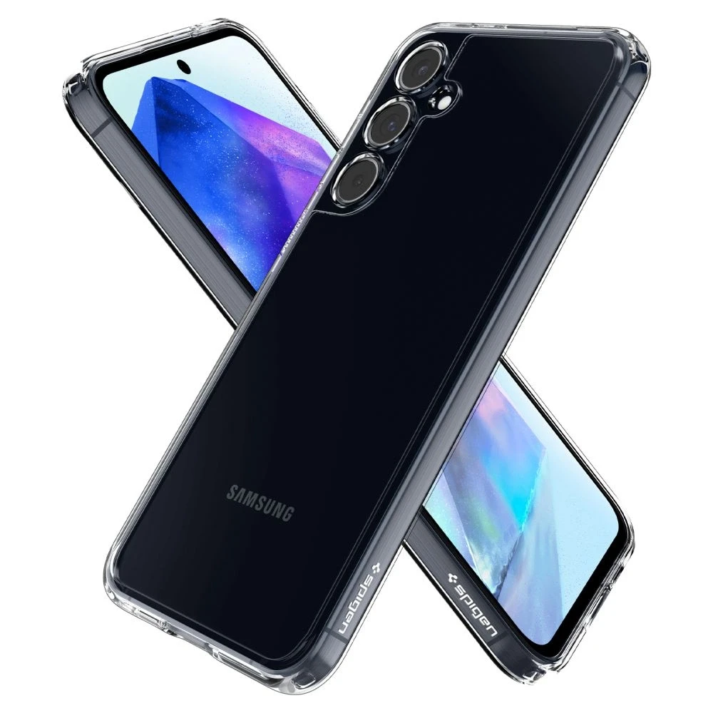 Spigen Ultra Hybrid – dėklas skirtas Samsung Galaxy A55 5G Transparent
