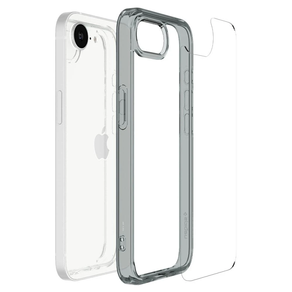 „Spigen Ultra Hybrid“ dėklas, skirtas „iPhone 16e / 17e“ – pilkas