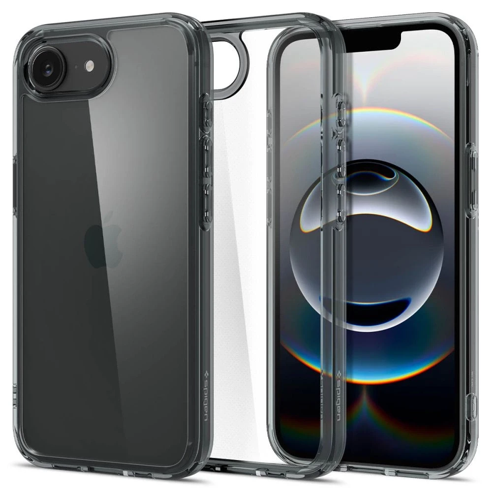„Spigen Ultra Hybrid“ dėklas, skirtas „iPhone 16e / 17e“ – pilkas