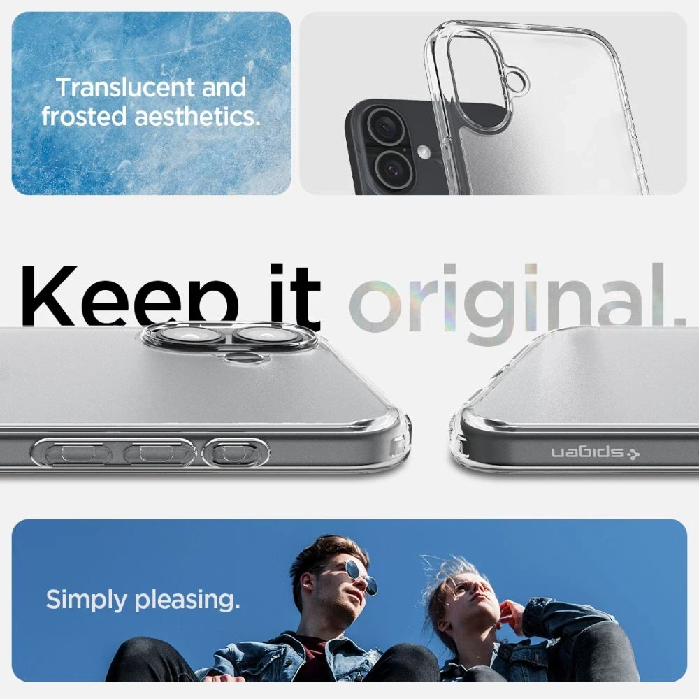 Spigen Ultra Hybrid MagSafe Apple iPhone 16 – dėklas telefonui skaidrus