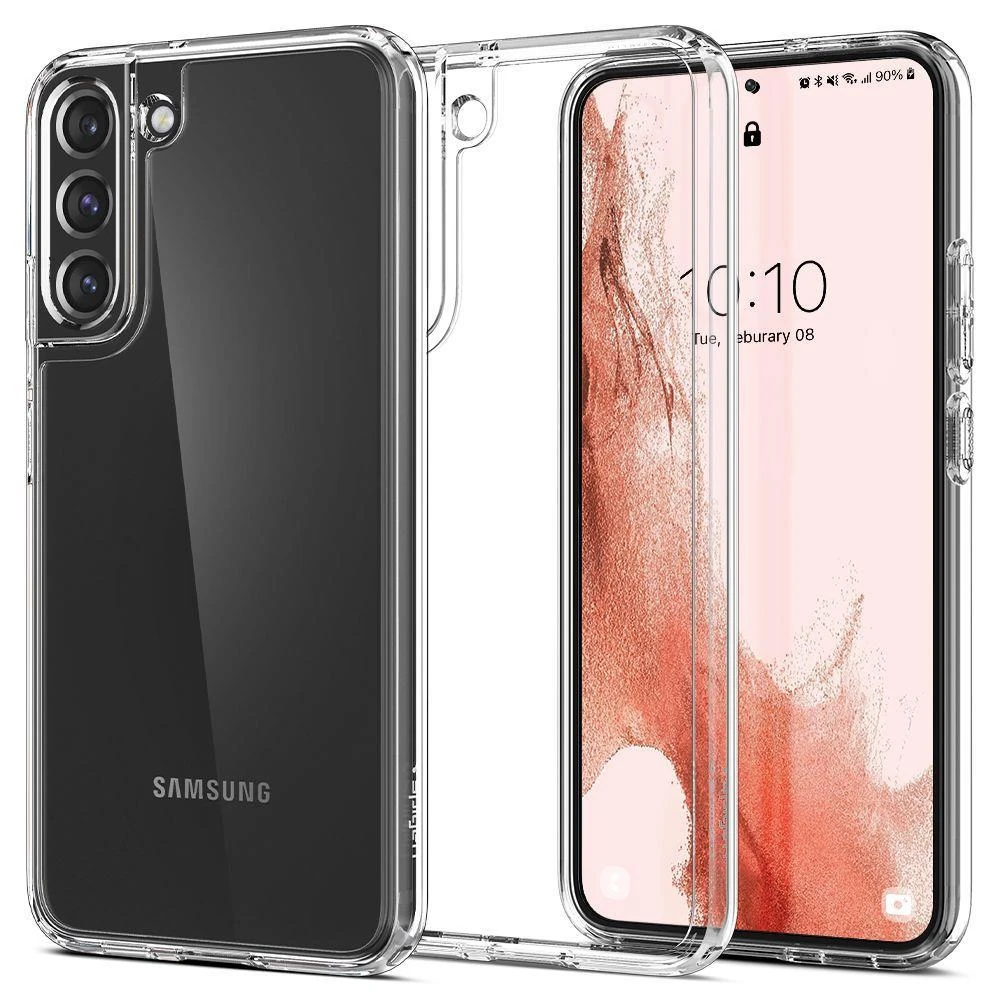 Dėklas SPIGEN ULTRA HYBRID GALAXY S22 CRYSTAL CLEAR
