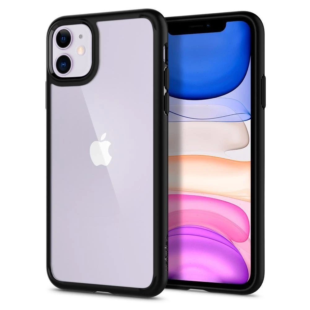 Spigen Ultra Hybrid dėklas skirtas Apple iPhone 11, spalva - Matte Black