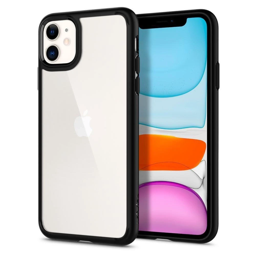 Spigen Ultra Hybrid dėklas skirtas Apple iPhone 11, spalva - Matte Black