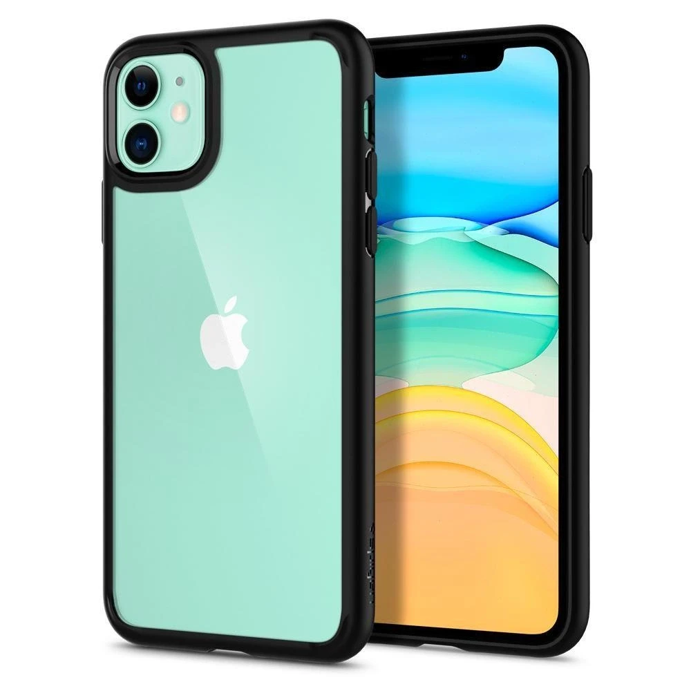 Spigen Ultra Hybrid dėklas skirtas Apple iPhone 11, spalva - Matte Black