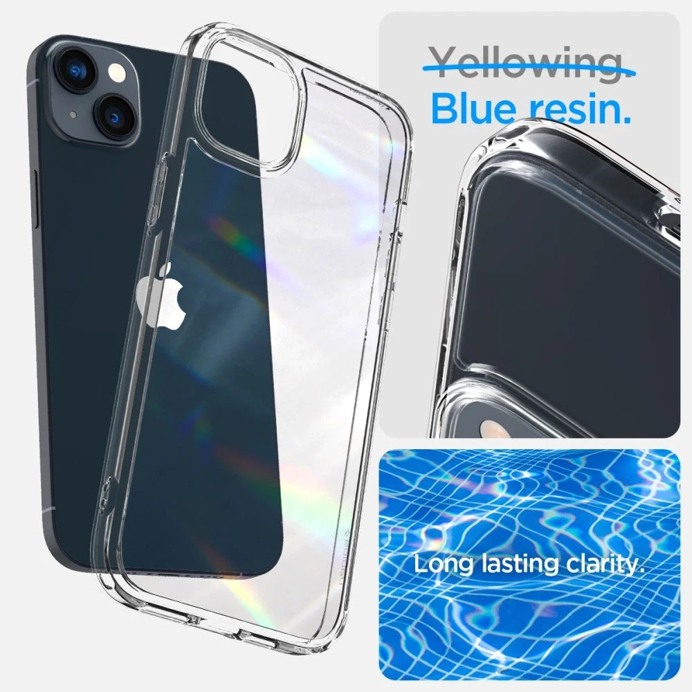 Spigen Ultra Hybrid dėklas skirtas Apple iPhone 14, spalva - Crystal Clear