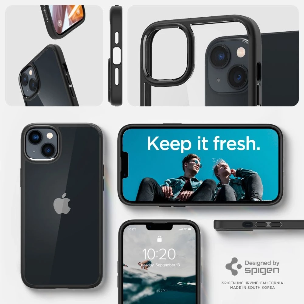 Spigen Ultra Hybrid dėklas skirtas Apple iPhone 14, spalva - Matte Black