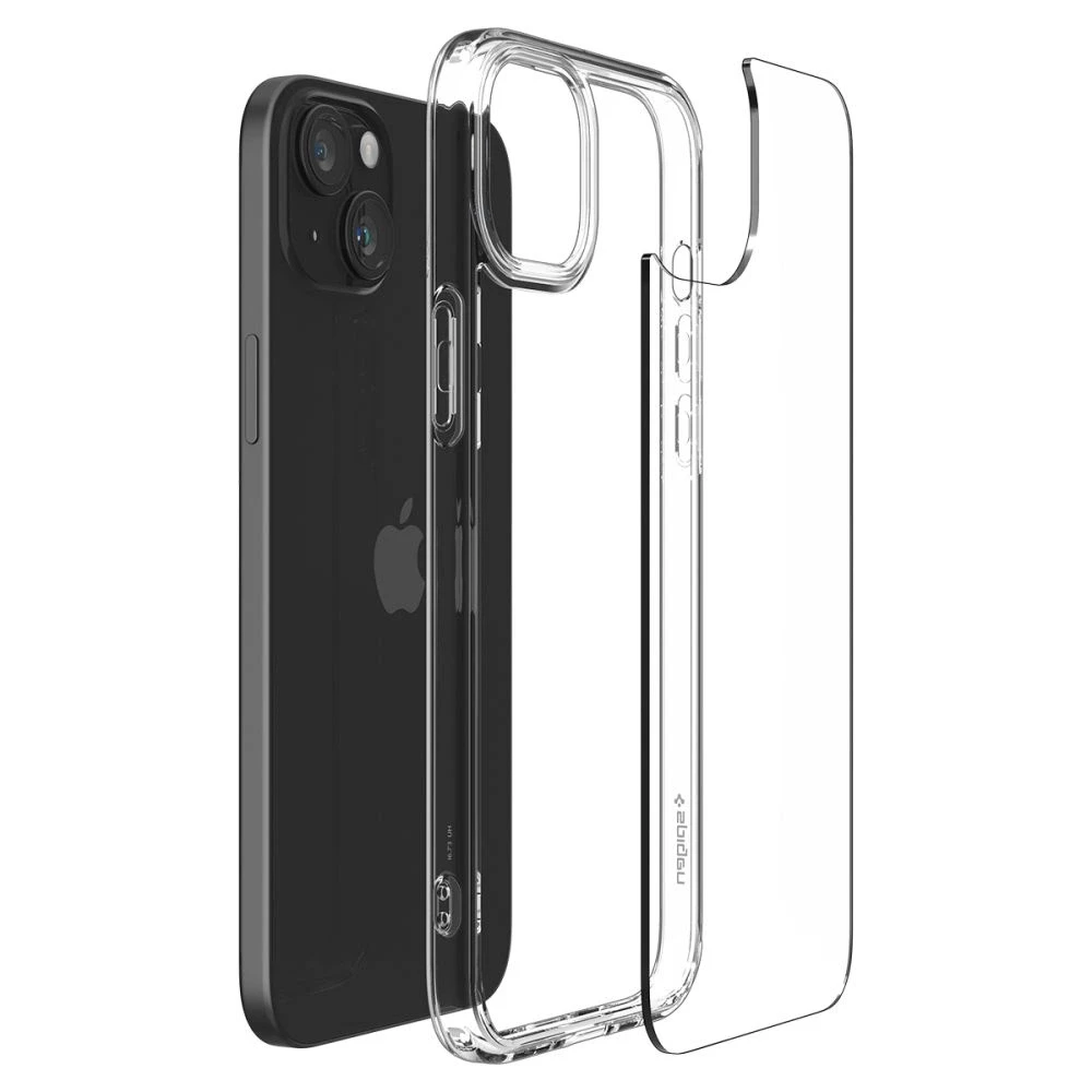 Spigen Ultra Hybrid dėklas skirtas Apple iPhone 15, spalva - Crystal Clear