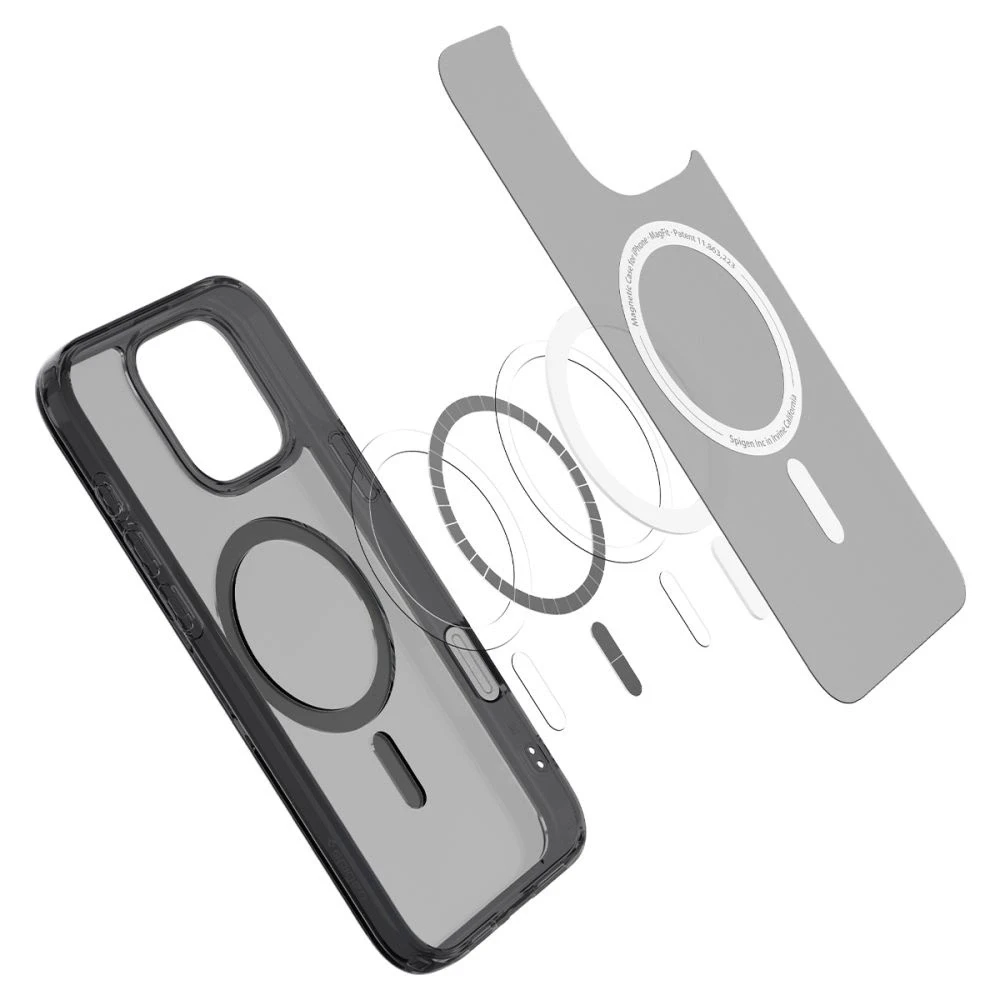 Spigen Ultra Hybrid „T” MAG iPhone 16 Pro 6.3″ MagSafe dėklas telefonui, juodos spalvos ACS08514