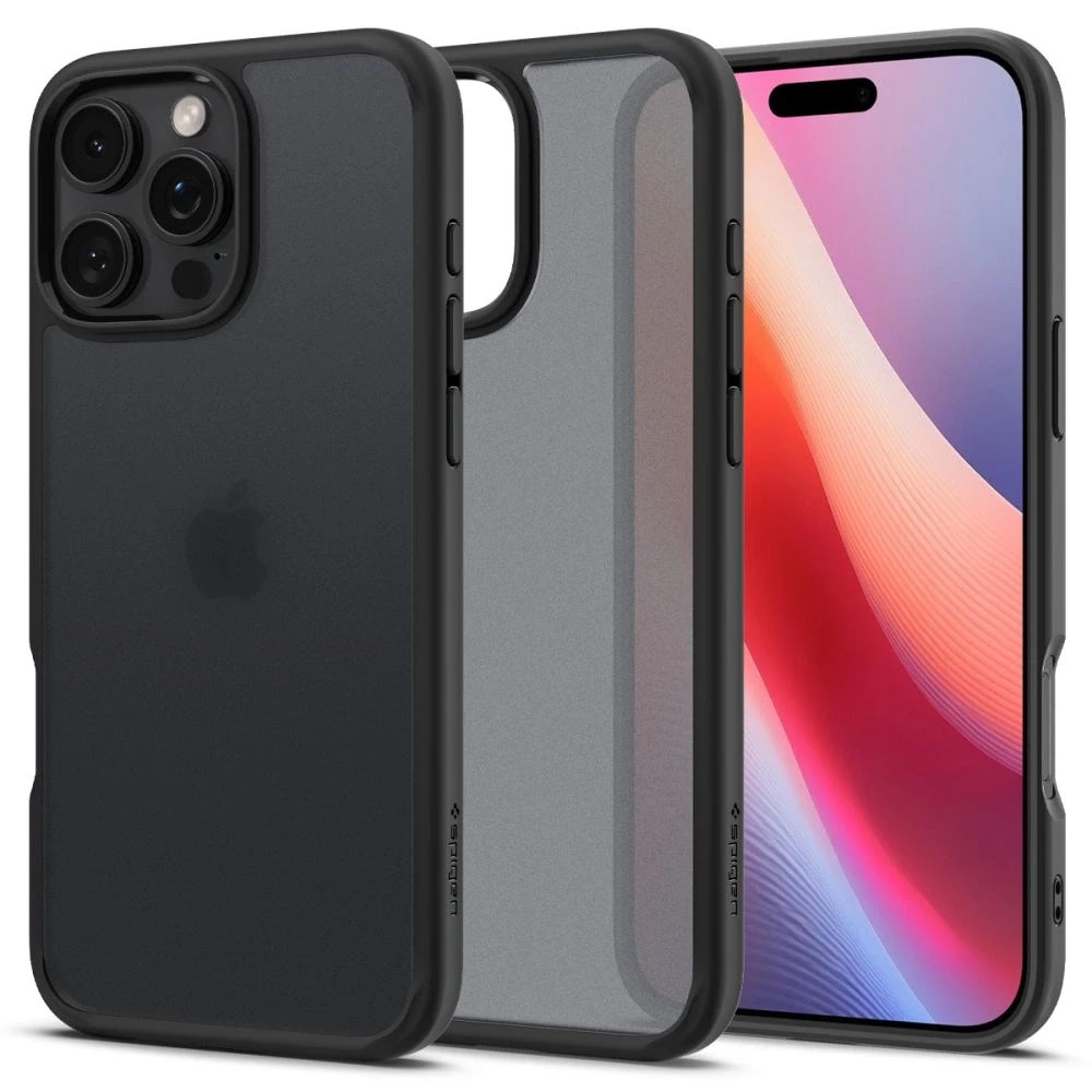 Spigen Ultra Hybrid Apple iPhone 16 Pro – dėklas telefonui juodos spalvos