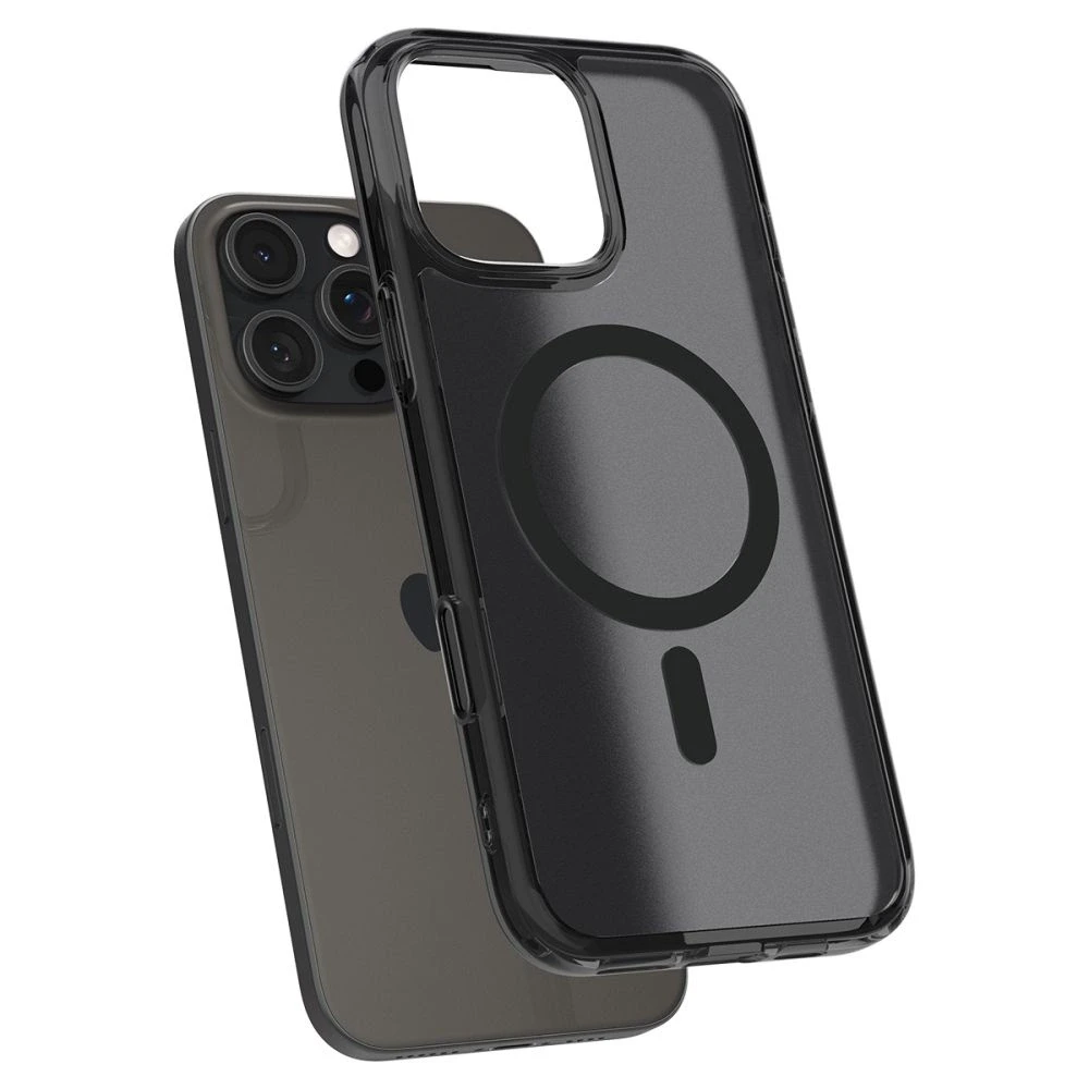 Spigen Ultra Hybrid „T” MAG iPhone 16 Pro 6.3″ MagSafe dėklas telefonui, juodos spalvos ACS08514