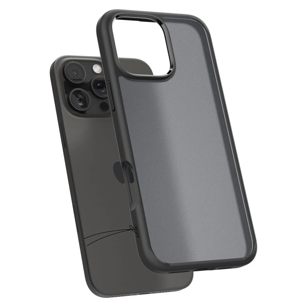 Spigen Ultra Hybrid Apple iPhone 16 Pro – dėklas telefonui juodos spalvos