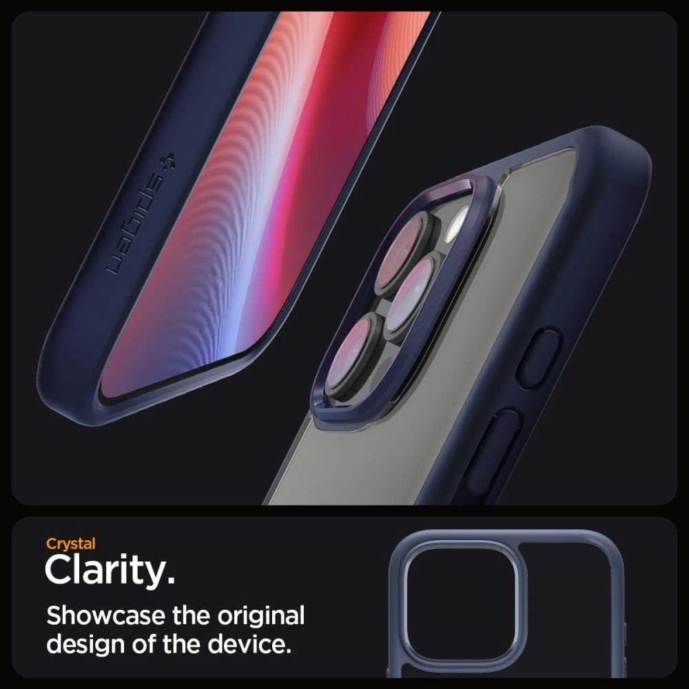 Spigen dėklas ULTRA HYBRID skirtas Apple iPhone 16 Pro Max navy mėlynas