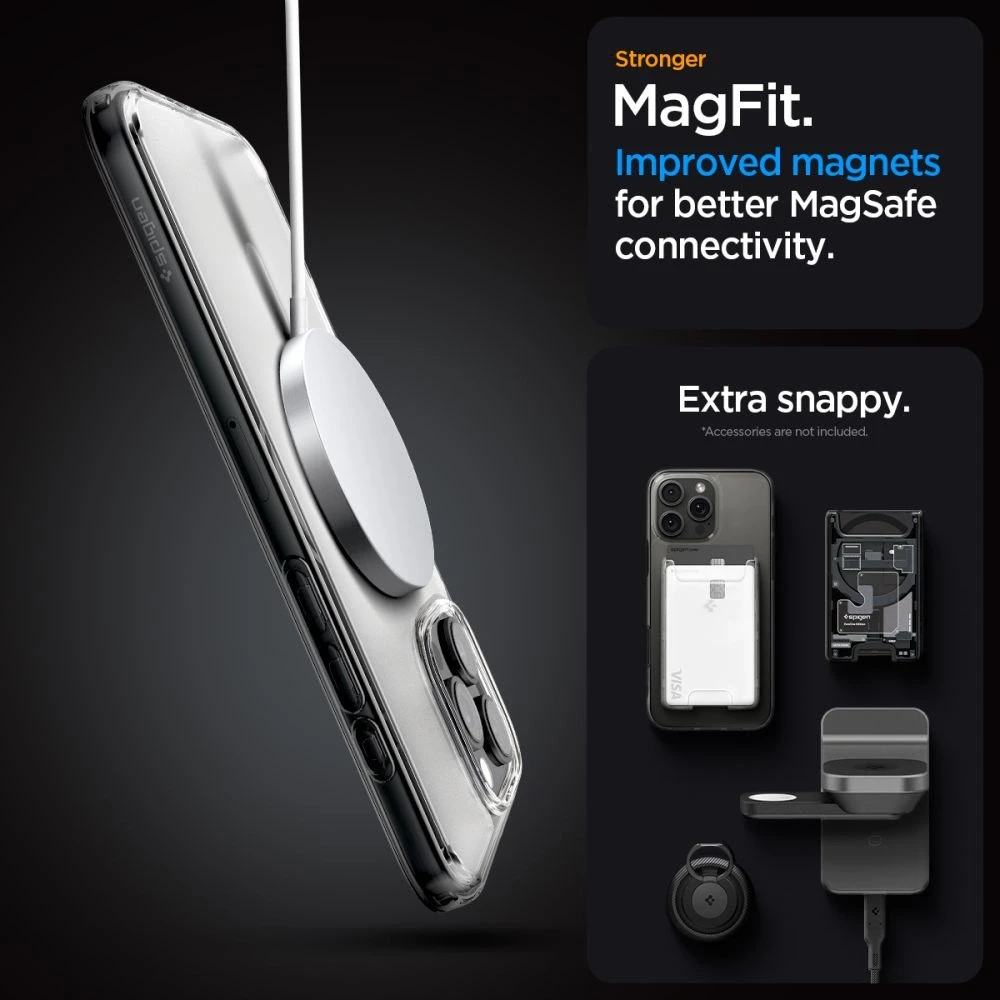 Spigen Ultra Hybrid Mag MagSafe Apple iPhone 16 Pro – dėklas telefonui skaidrus
