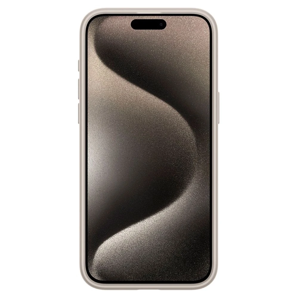 Spigen Ultra Hybrid (MagFit) dėklas skirtas Apple iPhone 15 Pro, spalva - Frost Natural Titanium