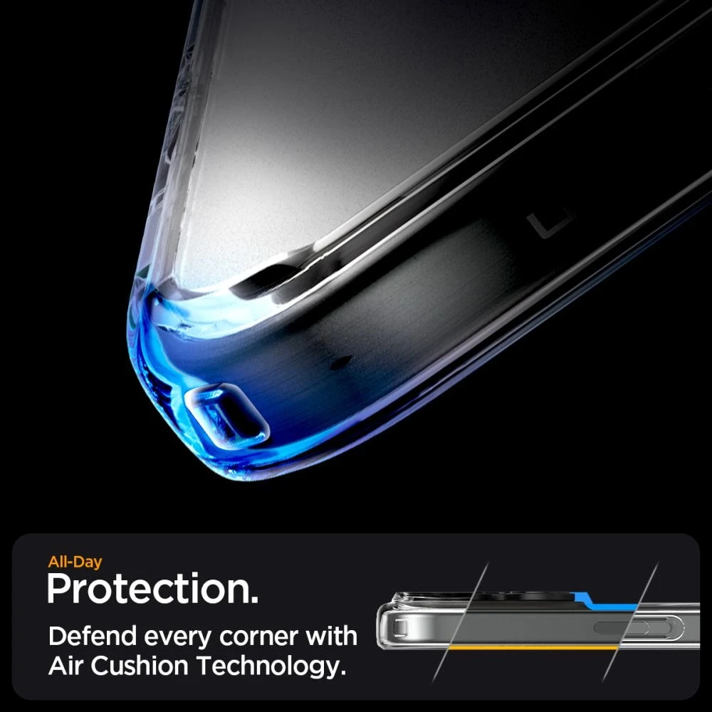Spigen Ultra Hybrid Mag MagSafe – dėklas skirtas Apple iPhone 16 Pro Max Frost Clear