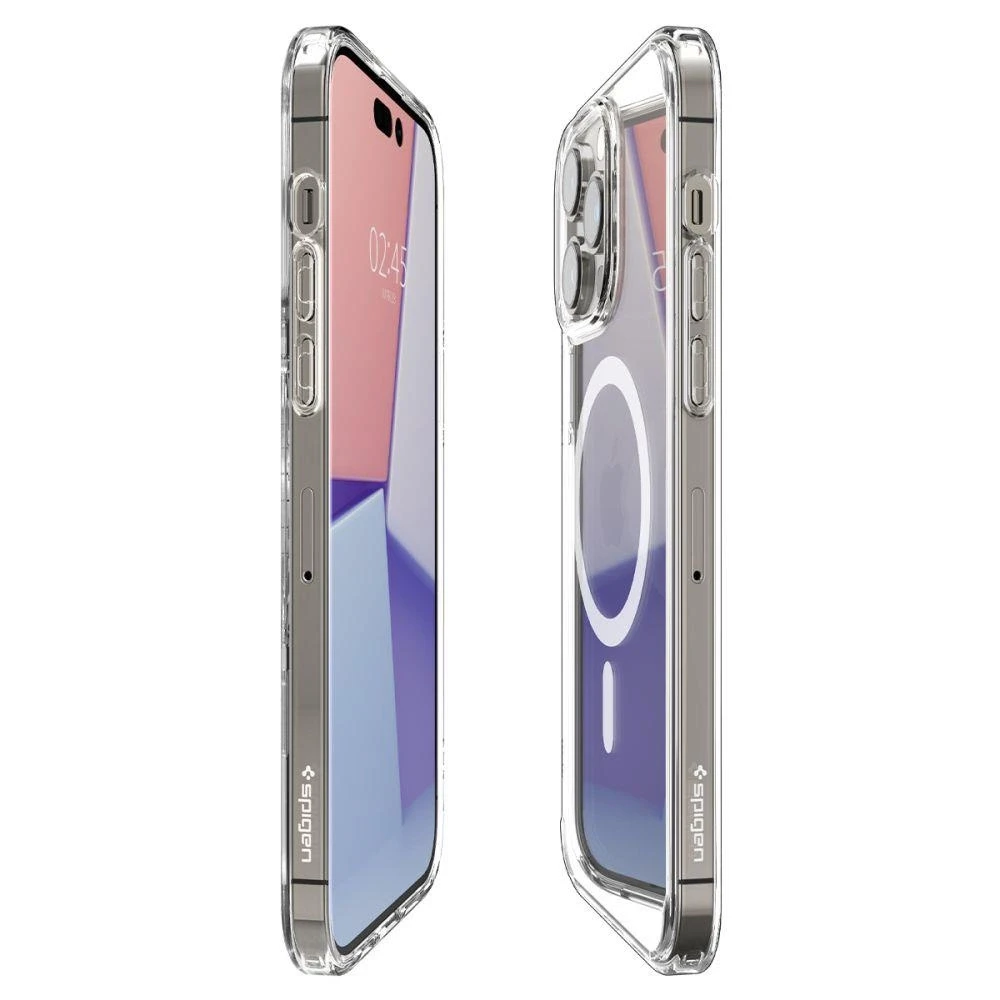 Spigen Ultra Hybrid (MagFit) dėklas skirtas Apple iPhone 14 Pro, spalva - Balta