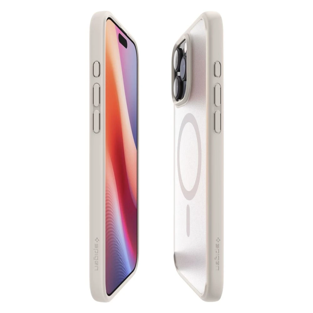 Spigen Ultra Hybrid Mag MagSafe Apple iPhone 16 Pro Max – dėklas telefonui titano spalvos