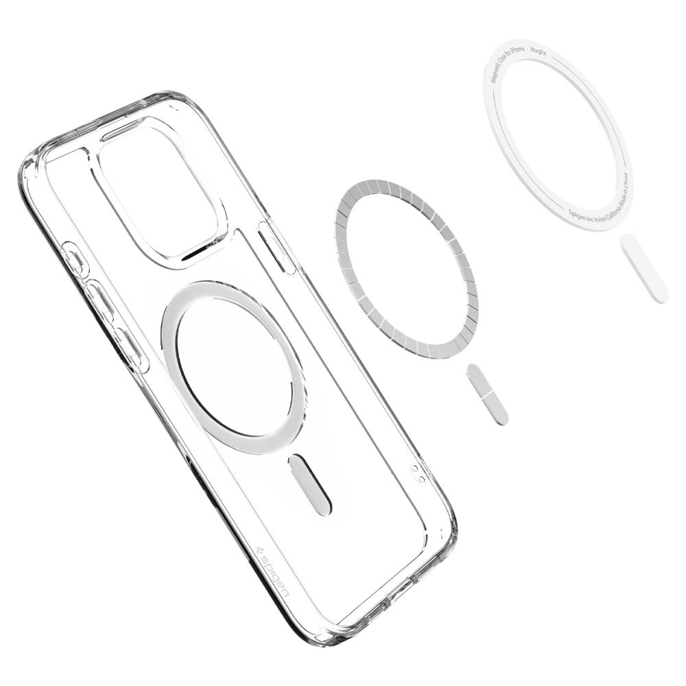 Spigen Ultra Hybrid (MagFit) dėklas skirtas Apple iPhone 15 Pro, Grafito spalvos