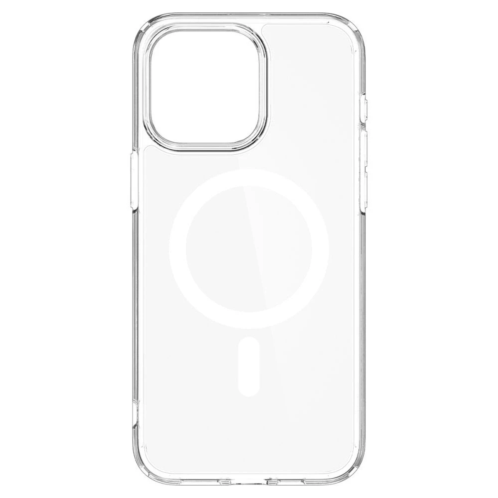 Spigen Ultra Hybrid (MagFit) dėklas skirtas Apple iPhone 15 Pro, spalva - Frost Clear