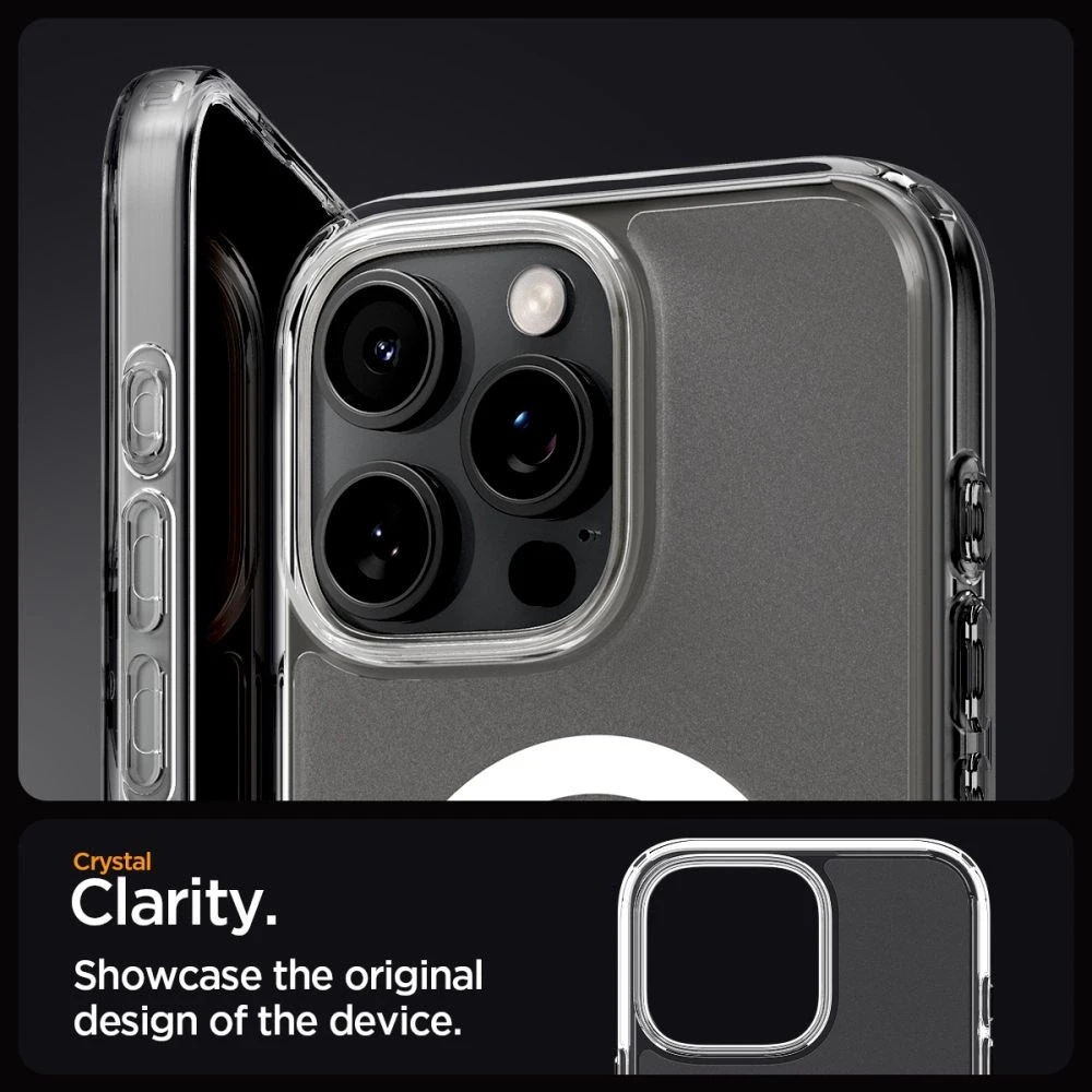 Spigen Ultra Hybrid Mag MagSafe Apple iPhone 16 Pro – dėklas telefonui skaidrus