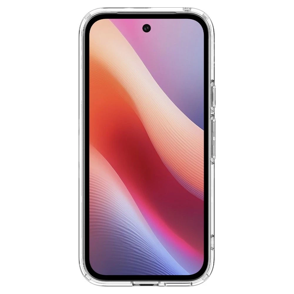 SPIGEN dėklas ULTRA HYBRID MAG suderinamas su MagSafe, skirtas GOOGLE PIXEL 9A skaidrus/baltas