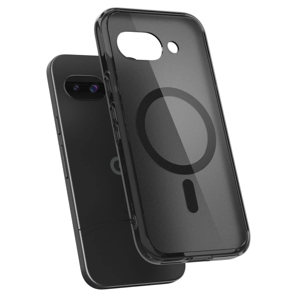 SPIGEN dėklas ULTRA HYBRID MAG suderinamas su MagSafe, skirtas GOOGLE PIXEL 9A frost juodas