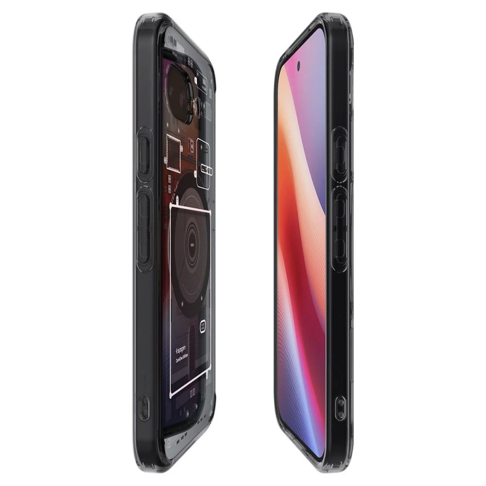 SPIGEN dėklas ULTRA HYBRID MAG suderinamas su MagSafe, skirtas GOOGLE PIXEL 9A zero one juodas