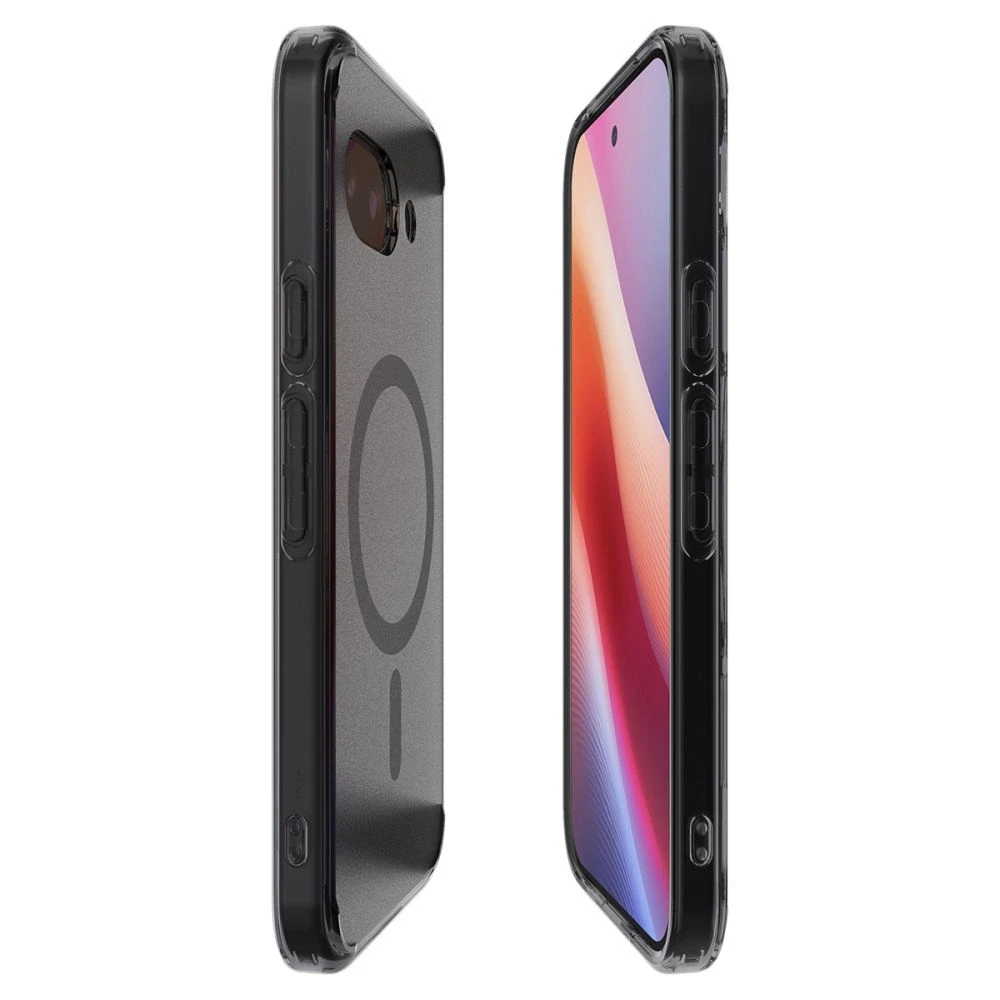 SPIGEN dėklas ULTRA HYBRID MAG suderinamas su MagSafe, skirtas GOOGLE PIXEL 9A frost juodas