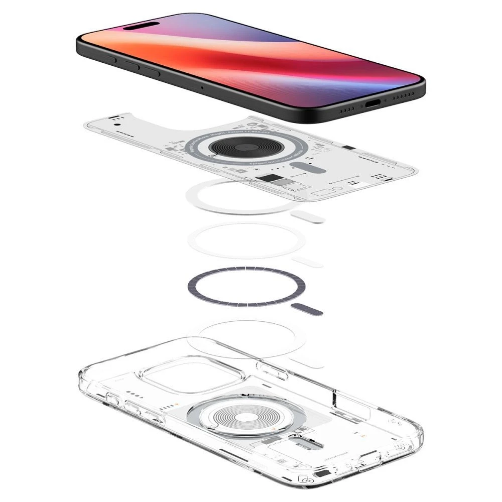 Dėklas „Spigen Ultra Hybrid MagSafe“, „Neo One“ – „Apple iPhone 16 Pro“