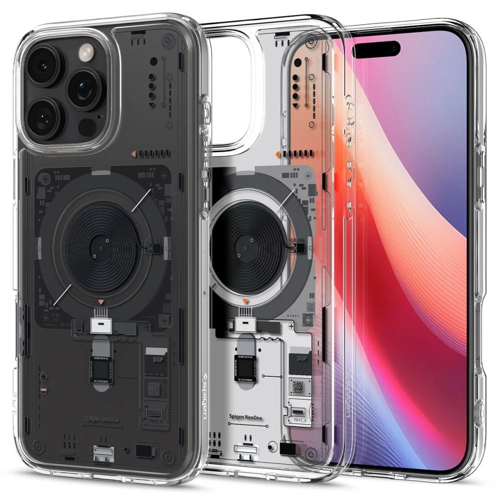 Dėklas „Spigen Ultra Hybrid MagSafe“, „Neo One“ – „Apple iPhone 16 Pro“