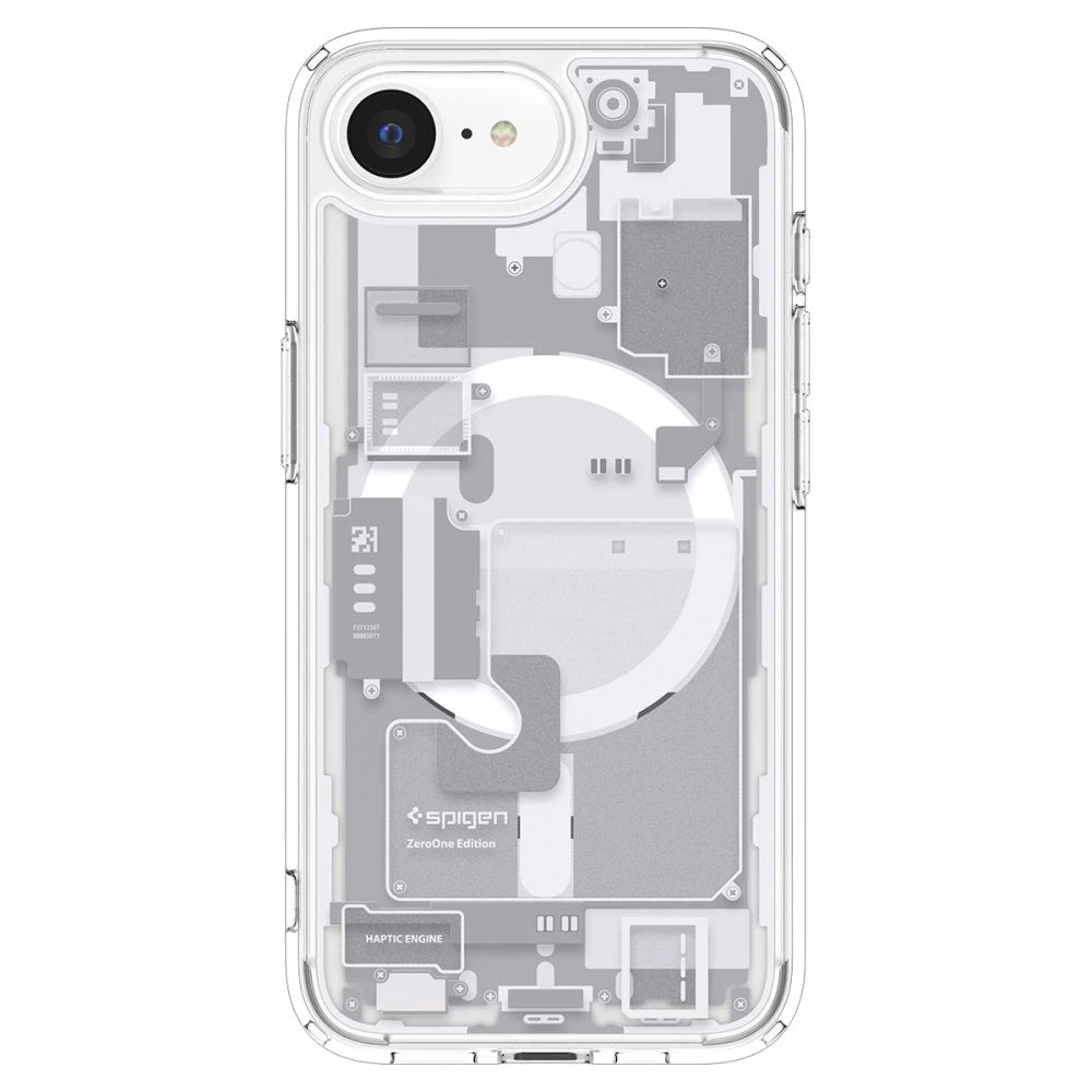 Dėklas Spigen Ultra Hybrid MagSafe Case for iPhone 16e / 17e Zero One - Baltas