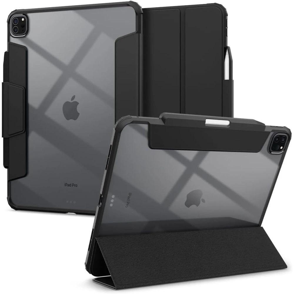 Spigen Ultra Hybrid Pro – dėklas skirtas Apple iPad Pro 13 M4 2024 Juodas