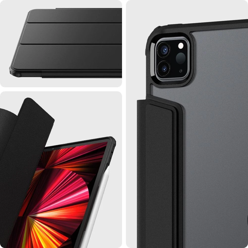 Spigen Ultra Hybrid Pro – dėklas skirtas Apple iPad Pro 11 2022-2020 Juodas