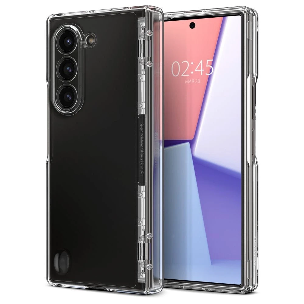 Dėklas „Spigen Ultra Hybrid Pro“, krištolo skaidrumo – „Samsung Galaxy Z Fold6“