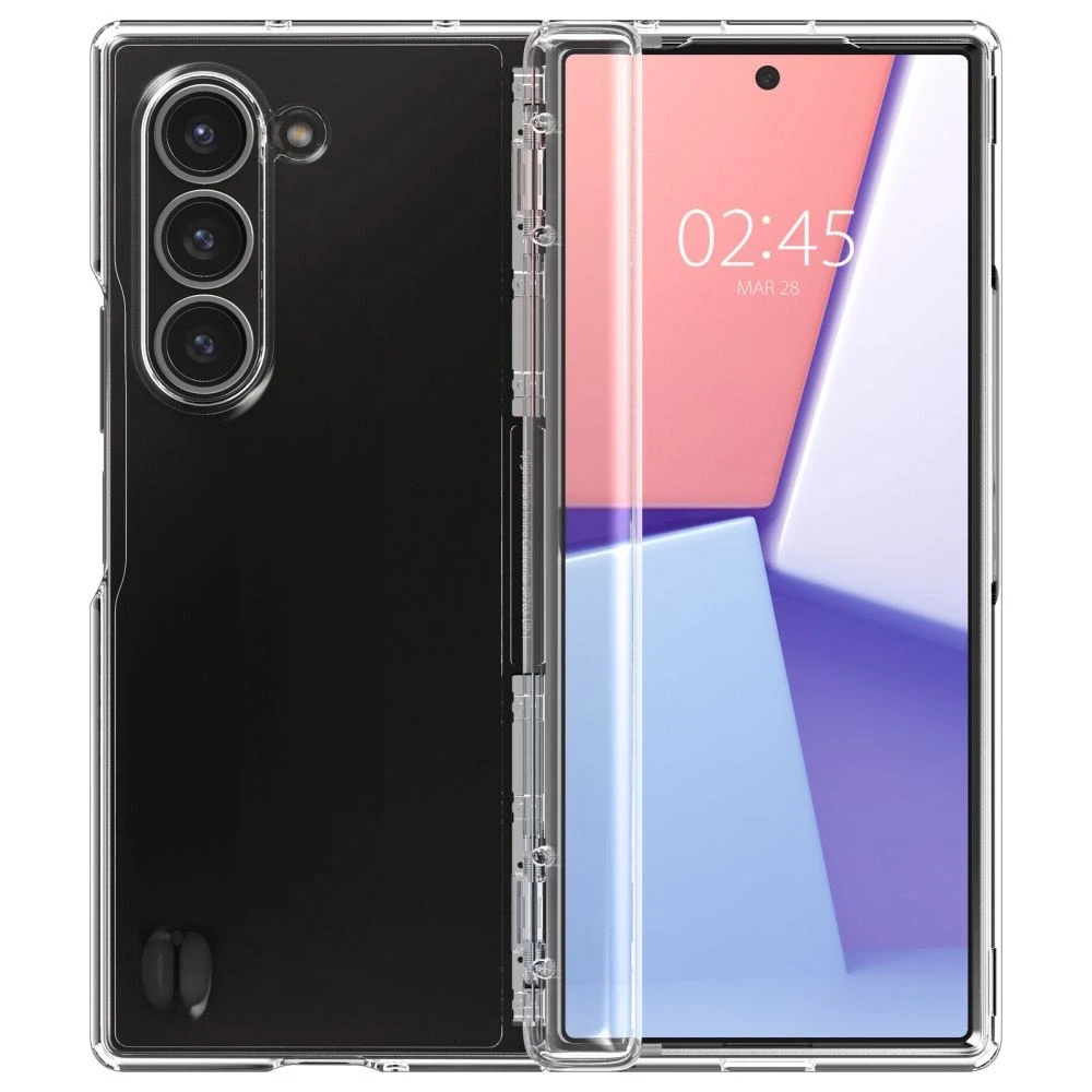 Dėklas „Spigen Ultra Hybrid Pro“, krištolo skaidrumo – „Samsung Galaxy Z Fold6“