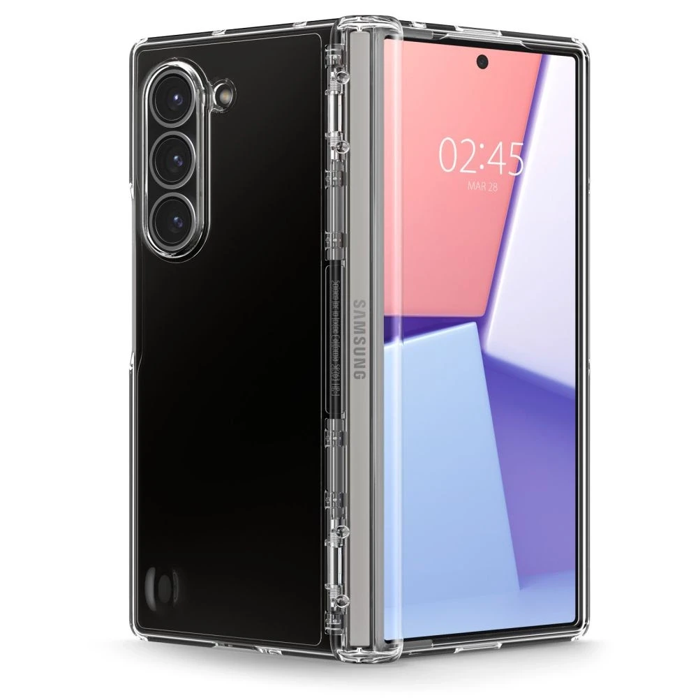Dėklas „Spigen Ultra Hybrid Pro“, krištolo skaidrumo – „Samsung Galaxy Z Fold6“