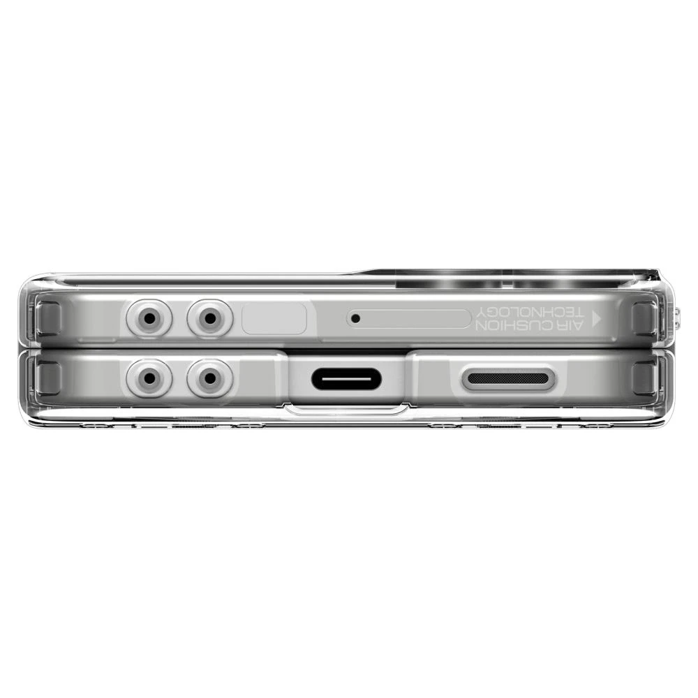 Dėklas „Spigen Ultra Hybrid Pro MagSafe“, skaidrus baltas - „Samsung Galaxy Z Flip7“