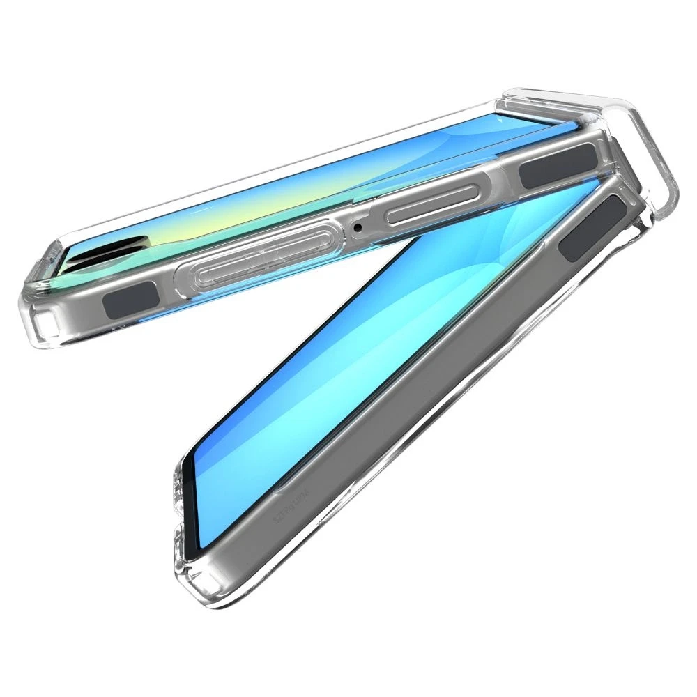 Dėklas „Spigen Ultra Hybrid Pro MagSafe“, skaidrus baltas - „Samsung Galaxy Z Flip7“