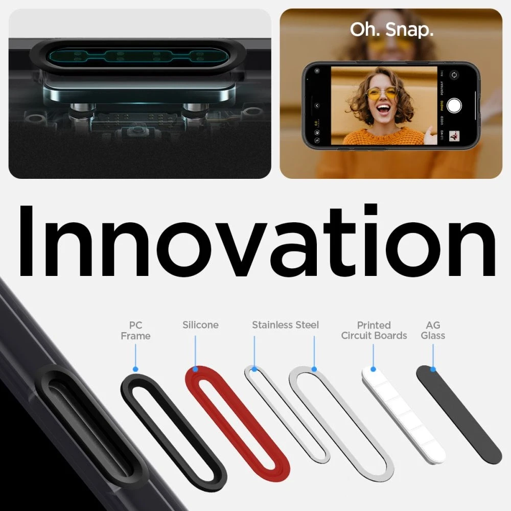 Dėklas Spigen Ultra Hybrid ”T” Mag Magsafe iPhone 16 juoda