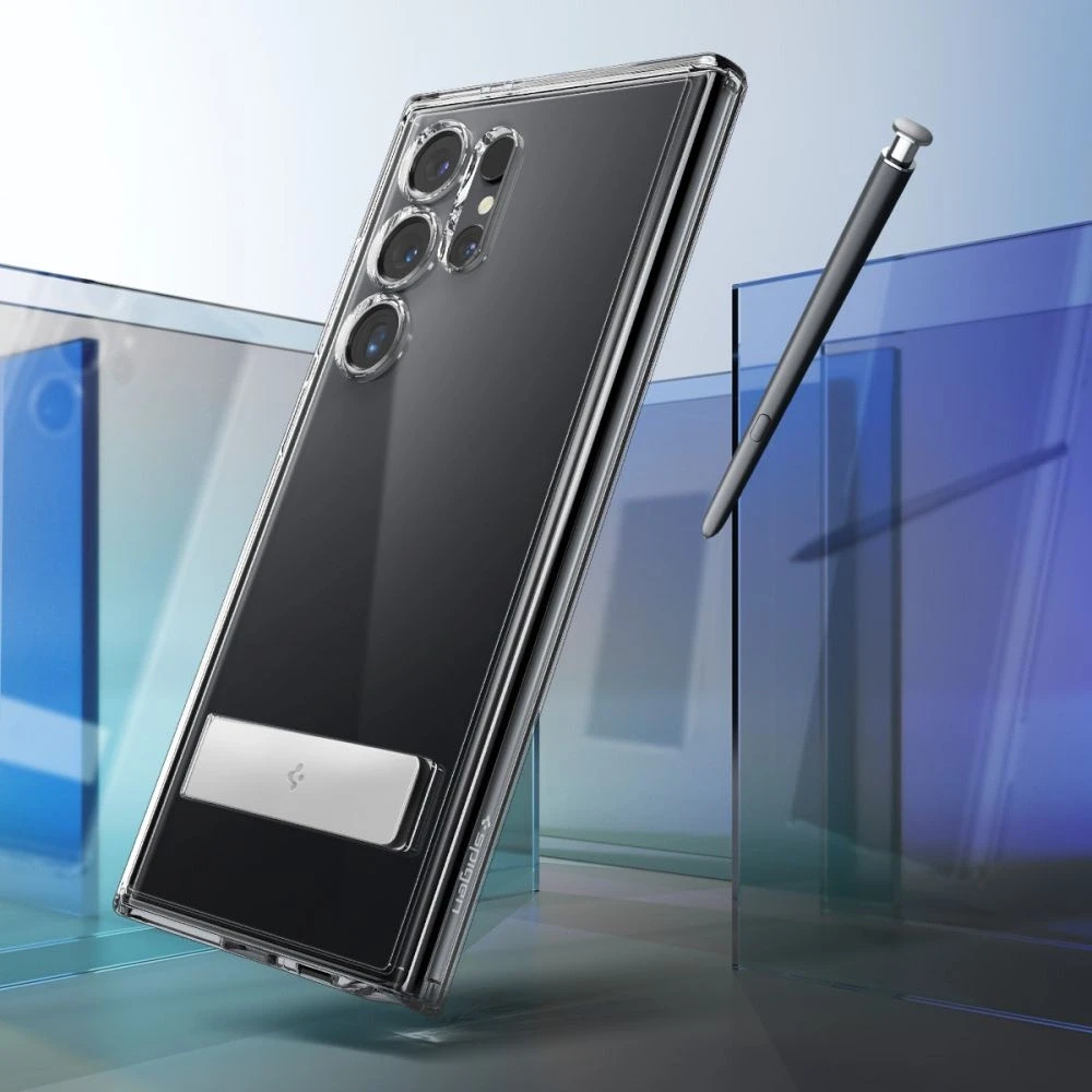Spigen Ultra Hybrid S – dėklas skirtas Samsung Galaxy S24 Ultra Transparent