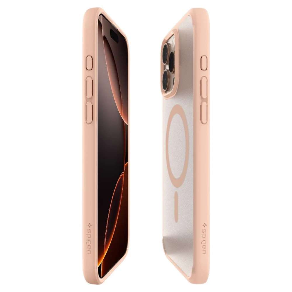 Dėklas Spigen Ultra Hybrid ”T” Mag Magsafe iPhone 16 Pro rožinė