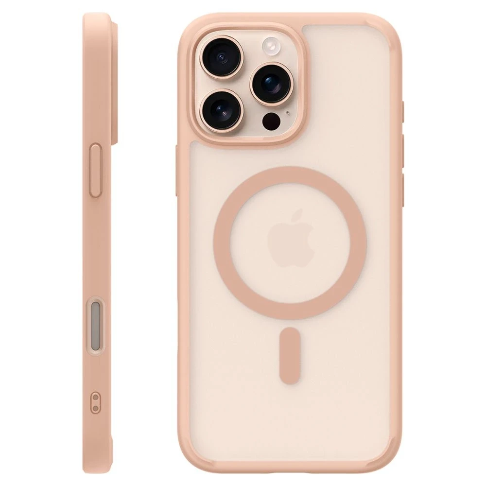 Dėklas Spigen Ultra Hybrid ”T” Mag Magsafe iPhone 16 Pro rožinė