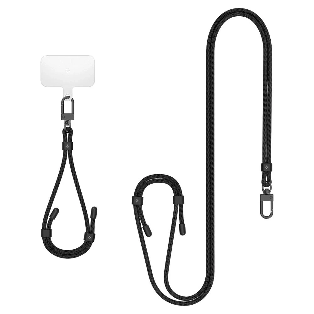 Spigen Universal Strap Set Lanyard and Pendant - Juodas