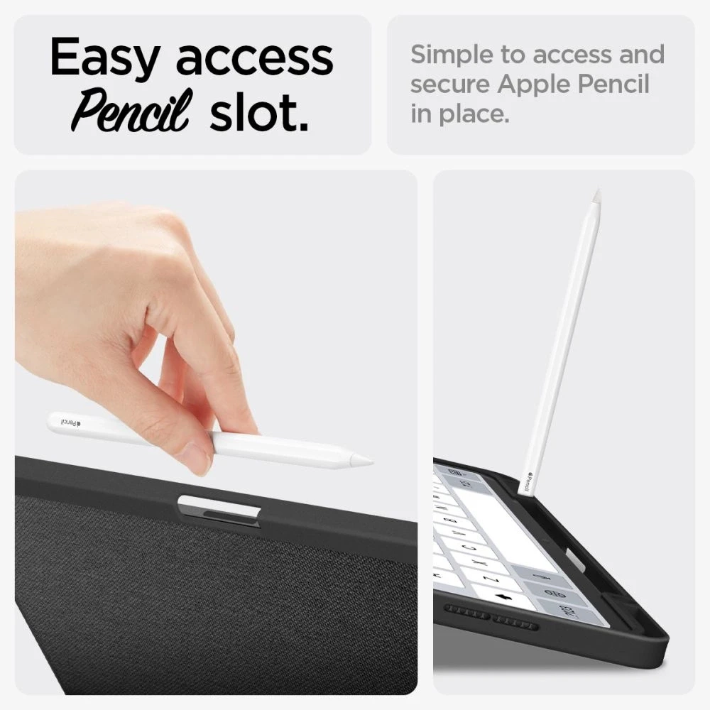Spigen Urban Fit – dėklas skirtas Apple iPad Air 13 M3 2025 / M2 2024 Juodas
