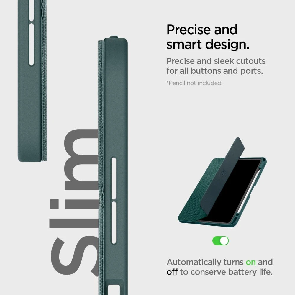 Spigen Urban Fit, midnight žalias – Apple iPad Pro 11″ 2024