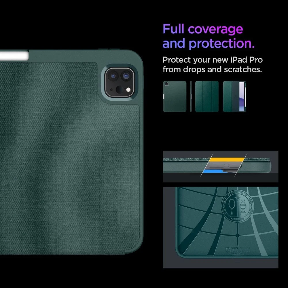 Spigen Urban Fit, midnight žalias – Apple iPad Pro 11″ 2024